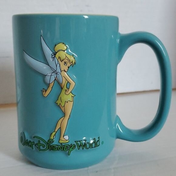 Walt Disney World Tinker Bell Tink 3 D Cup Mug CERAMIC Coffee Tea Hot Cocoa 12 o - Picture 2 of 5